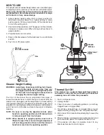 Preview for 7 page of Electrolux Z2270 Series Owner'S Manual