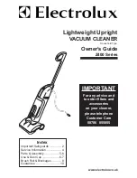 Preview for 1 page of Electrolux Z400 Series Owner'S Manual