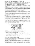 Preview for 3 page of Electrolux Z410 Series Owner'S Manual