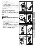 Preview for 5 page of Electrolux Z425 Series Owner'S Manual