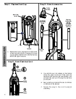 Preview for 6 page of Electrolux Z5600 Series Owner'S Manual