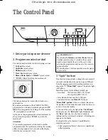 Предварительный просмотр 6 страницы Electrolux Zanussi ZWF 1227 W Instruction Booklet