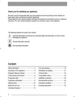 Предварительный просмотр 2 страницы Electrolux Zanussi ZWF 12280 W User Manual