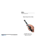 Preview for 1 page of ELECTROMATIC DTL Operating Instructions