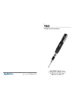 ELECTROMATIC TSD Instruction Manual предпросмотр