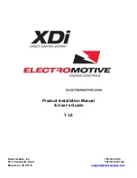 Electromotive xdi Installation Manual & Users Manual preview