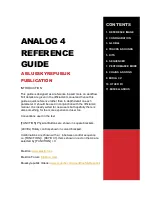 Preview for 2 page of Electron ANALOG 4 Reference Manual