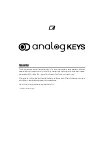 Preview for 3 page of Electron Analog Keys Getting Started Manual