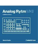 Electron Analog Rytm MKII Quick Manual preview