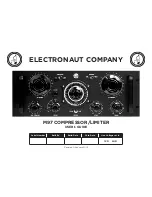 Предварительный просмотр 1 страницы Electronaut M97 User Manual