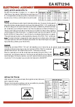 Preview for 5 page of ELECTRONIC ASSEMBLY EA KIT129-6 Manual