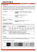 Preview for 10 page of ELECTRONIC ASSEMBLY EA KIT129-6 Manual