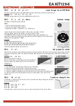 Preview for 17 page of ELECTRONIC ASSEMBLY EA KIT129-6 Manual