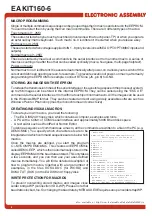 Preview for 6 page of ELECTRONIC ASSEMBLY EA KIT160-6 Manual