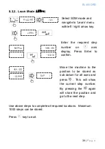 Preview for 39 page of electronica EMS-i EL 400 Series Operational Manual