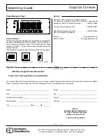 Preview for 2 page of Electronics Diversified CopyCat User Manual