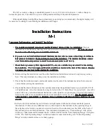 Preview for 8 page of Electronics International M-1 Operating And Installation Instructions