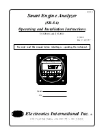 Electronics International SR-8A Operating And Installation Instructions предпросмотр