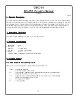 Preview for 20 page of Electronics International UBG-16 Installation Instructions Manual