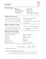 Preview for 3 page of Electronics Line Prime Quick User Manual