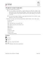 Preview for 4 page of Electronics Line Prime Quick User Manual