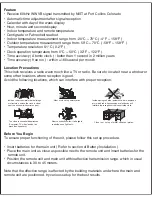 Preview for 3 page of Electronics Tomorrow Ltd. 790E90712 Instruction Manual