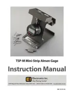 Preview for 1 page of Electronics TSP-M Instruction Manual