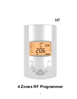 Preview for 1 page of Electrorad 4 Zones RF Programmer Installation & Operation Manual