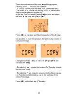 Preview for 23 page of Electrorad 4 Zones RF Programmer Installation & Operation Manual