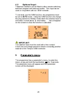 Preview for 26 page of Electrorad 4 Zones RF Programmer Installation & Operation Manual