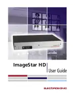 Preview for 1 page of Electrosonic ImageStar HD User Manual