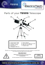 Preview for 2 page of ElectroTech TS1010 Owner'S Manual