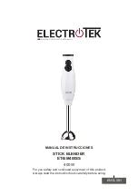 Предварительный просмотр 7 страницы ELECTROTEK 8436568810225 Manual