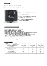 Preview for 13 page of ELECTROTEK ET-F18SF Instruction Manual