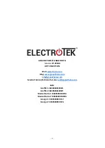 Preview for 12 page of ELECTROTEK ET-PS500 Quick Start Manual