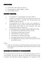 Preview for 17 page of ELECTROTEK ET-QH13 Instruction Manual