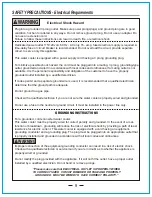 Preview for 9 page of Electrotemp Technologies Estratto 8LCH-KK-SC-SSM Manual