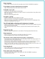 Preview for 21 page of Electrotemp Technologies Estratto 8LCH-KK-SC-SSM Manual