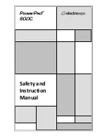 Electrovaya PowerPad 600C Safety And Instruction Manual preview