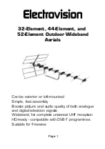 Electrovision 32-Element Manual preview