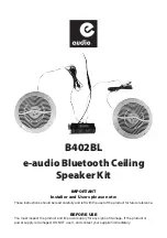 Electrovision E-Audio B402BL Manual предпросмотр