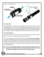 Предварительный просмотр 3 страницы Electrum Sabercrafts Smart Saber Aegis Operation Manual