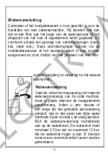 Предварительный просмотр 13 страницы Electrum DWFI6001/1 User Manual