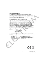 Preview for 70 page of Electrum MWM134EC4BI Instruction Manual