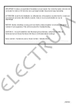 Preview for 56 page of Electrum PA6040VTC Instructions For Use Manual