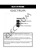 Electrum REI540122 Instruction Manual preview