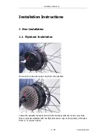 EleCycles SMA-Q Installation Instructions Manual preview