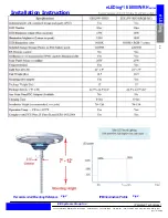 Предварительный просмотр 2 страницы eLEDing EE800W-RH Series Installation Instruction