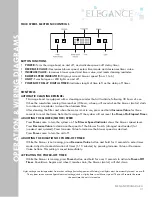 Предварительный просмотр 31 страницы ELEGANCE E-SU30DBM Installation And User Manual