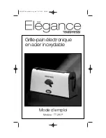 Preview for 1 page of ELEGANCE TT-215P Instruction Booklet